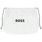 Boys Black Logo Backpack, 1, hi-res