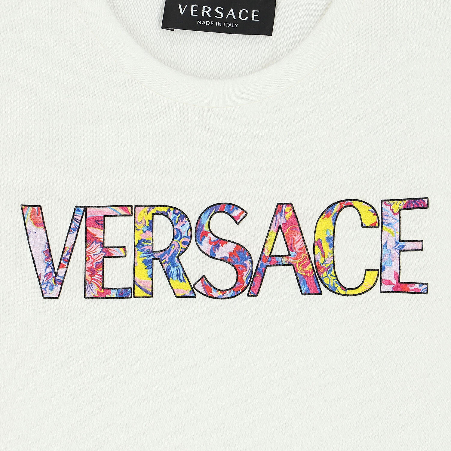 Girls Ivory Logo T-Shirt, 1, hi-res