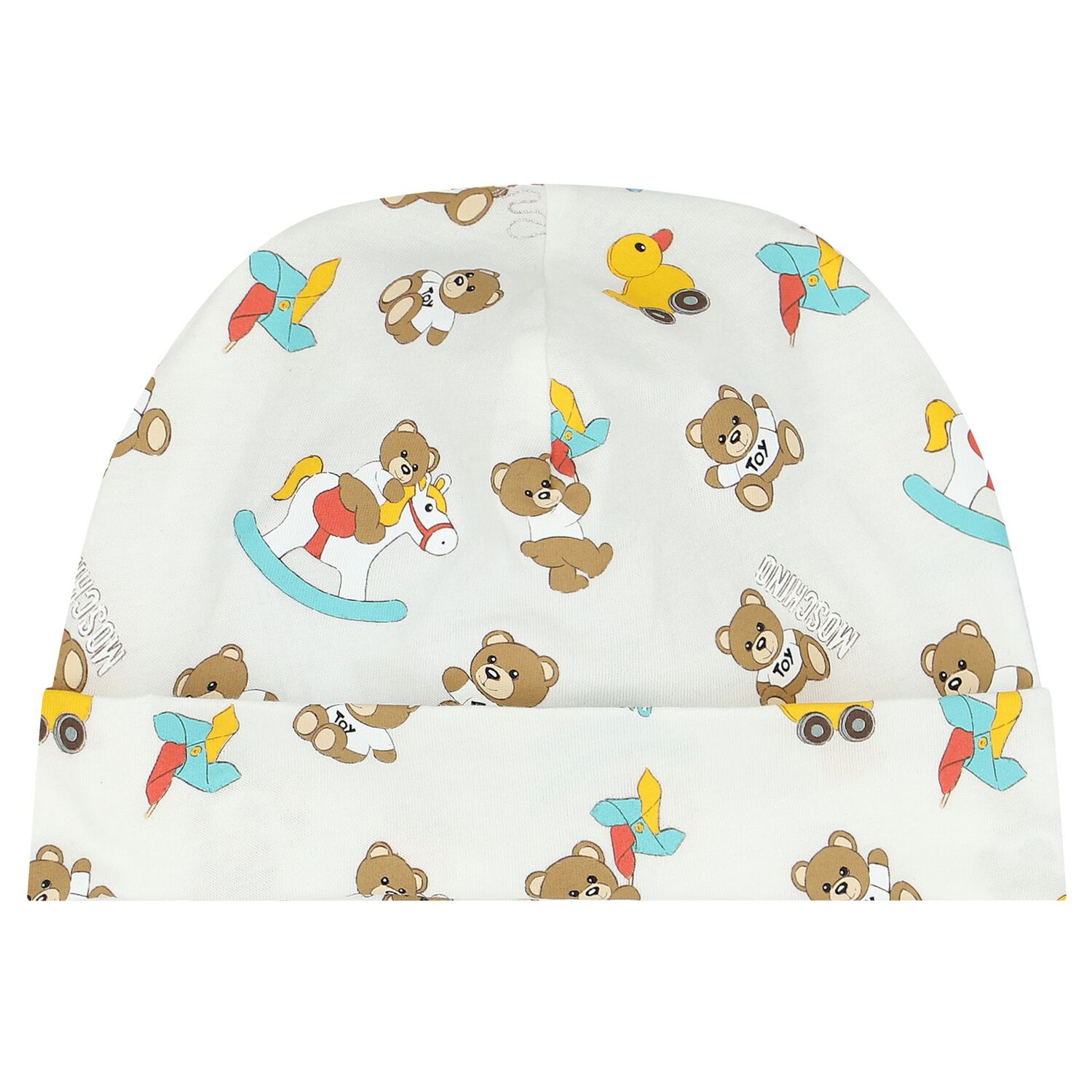 Ivory Teddy Bear Logo Babygrow Gift Set, 1, hi-res