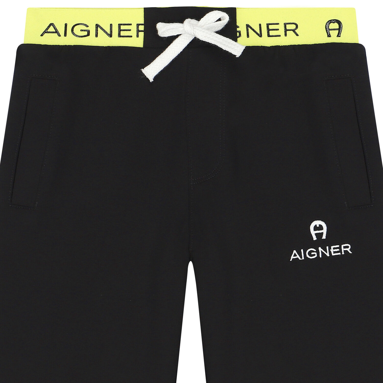 Boys Black Cotton Logo Shorts, 1, hi-res
