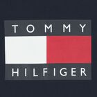 تيشيرت بنات بالشعار باللون الكحلى , 1, hi-res