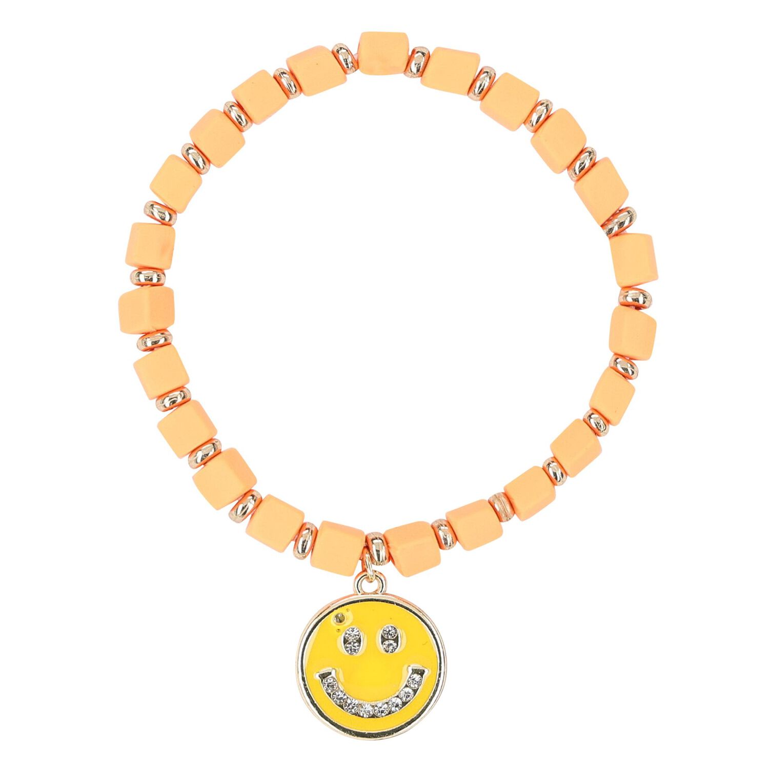 أساور للبنات باللون الوردي والبرتقالي والأحمر ( 5 قطع) , 1, hi-res