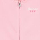 Girls Pink Logo Tracksuit, 1, hi-res