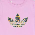 Girls Pink Trefoil Logo T-Shirt Dress, 1, hi-res