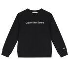 بدلة رياضية بشعار بالشعار باللون الأسود, 1, hi-res