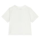 Younger White Thomas Bear Logo T-Shirt, 1, hi-res