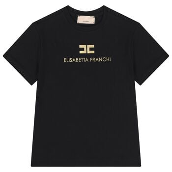 Girls Black Logo T-Shirt