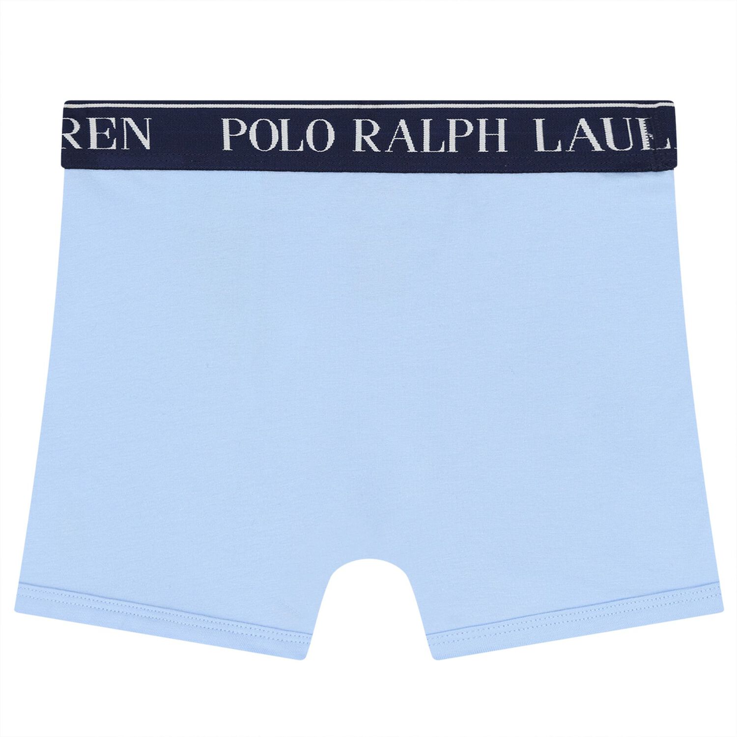 Boy Ivory, Blue  & Navy Blue Logo Boxer Shorts ( 3-Pack ), 2, hi-res
