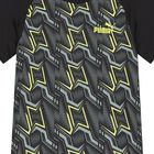 طقم شورت بشعار أسود للأولاد, 1, hi-res