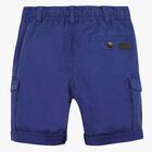 Boys Blue Shorts, 1, hi-res