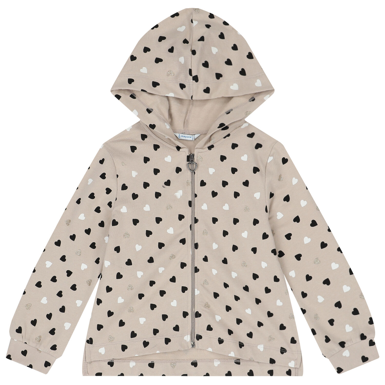 بدلة رياضية بنات 3 قطع باللون العاجى والبيج, 1, hi-res