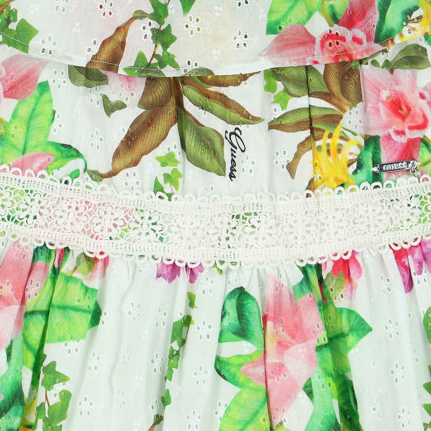 فستان باللون الأبيض والأصفر ليمون, 1, hi-res