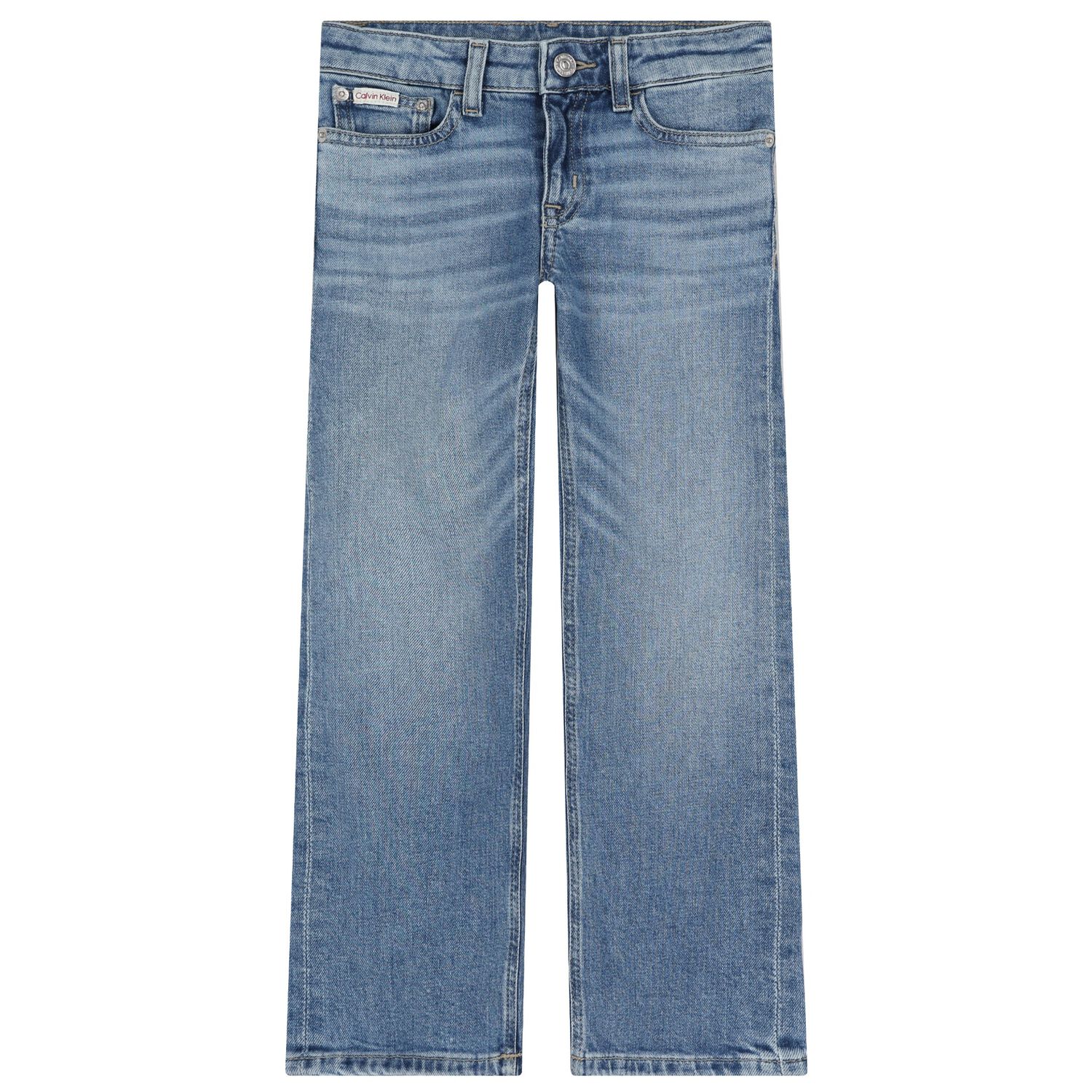 بنطلون جينز أزرق للبنات, 1, hi-res image number null