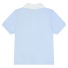 Baby Boys Navy Blue & Blue Logo Shorts Set, 2, hi-res