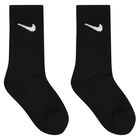 Black Logo Socks ( 3-Pack ), 2, hi-res