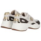 Girls Ivory Logo Trainers, 1, hi-res