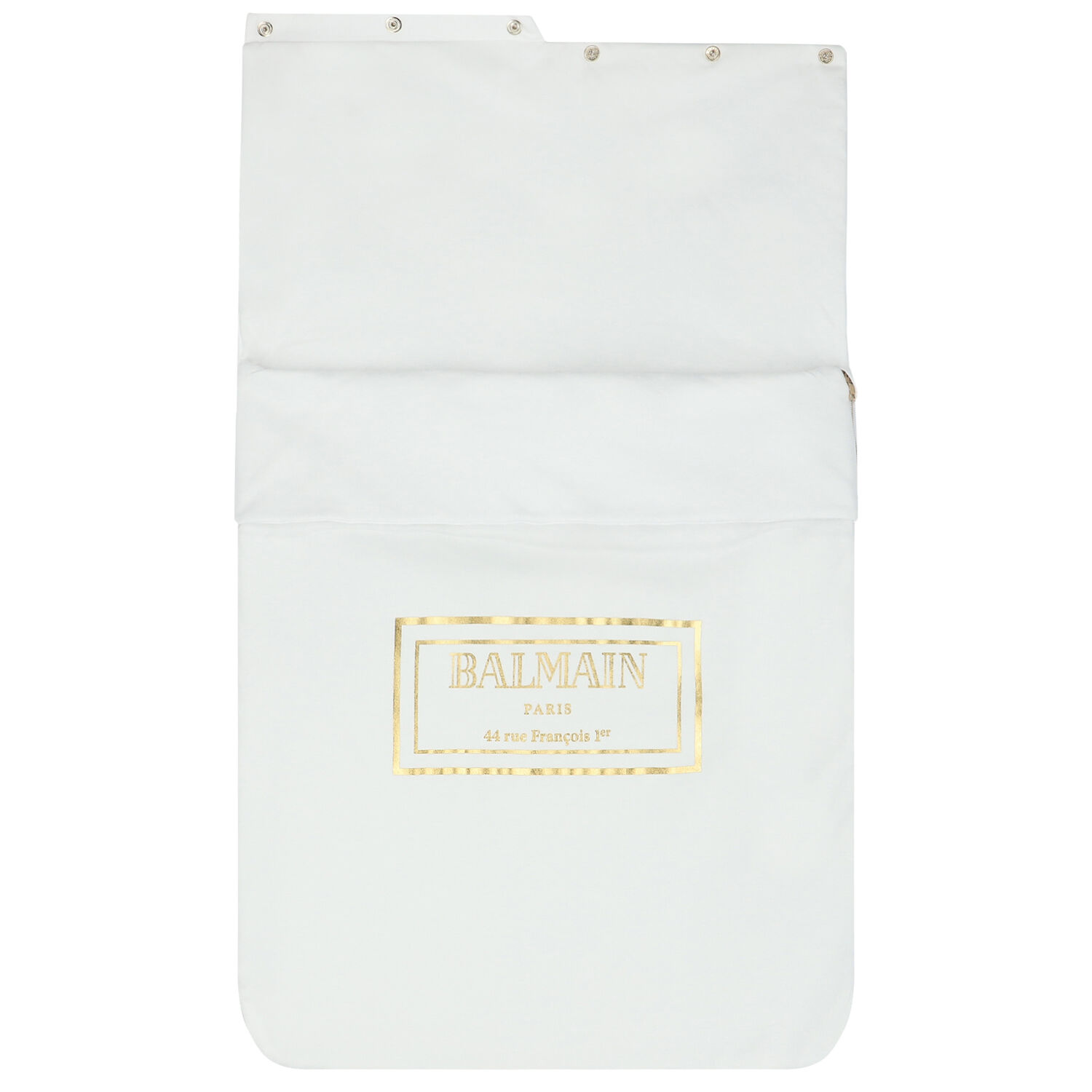 White & Gold Logo Baby Nest, 1, hi-res