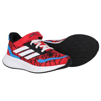 Boys Red Runfalcon Spiderman Trainers