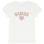 طقم تنورة بنات باللون الأبيض و الوردى, 1, hi-res