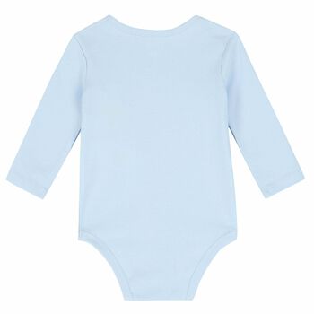 Baby Boys Blue Logo Bodysuit