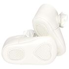 Baby Girls Ivory Bow Pre Walker Shoes, 5, hi-res