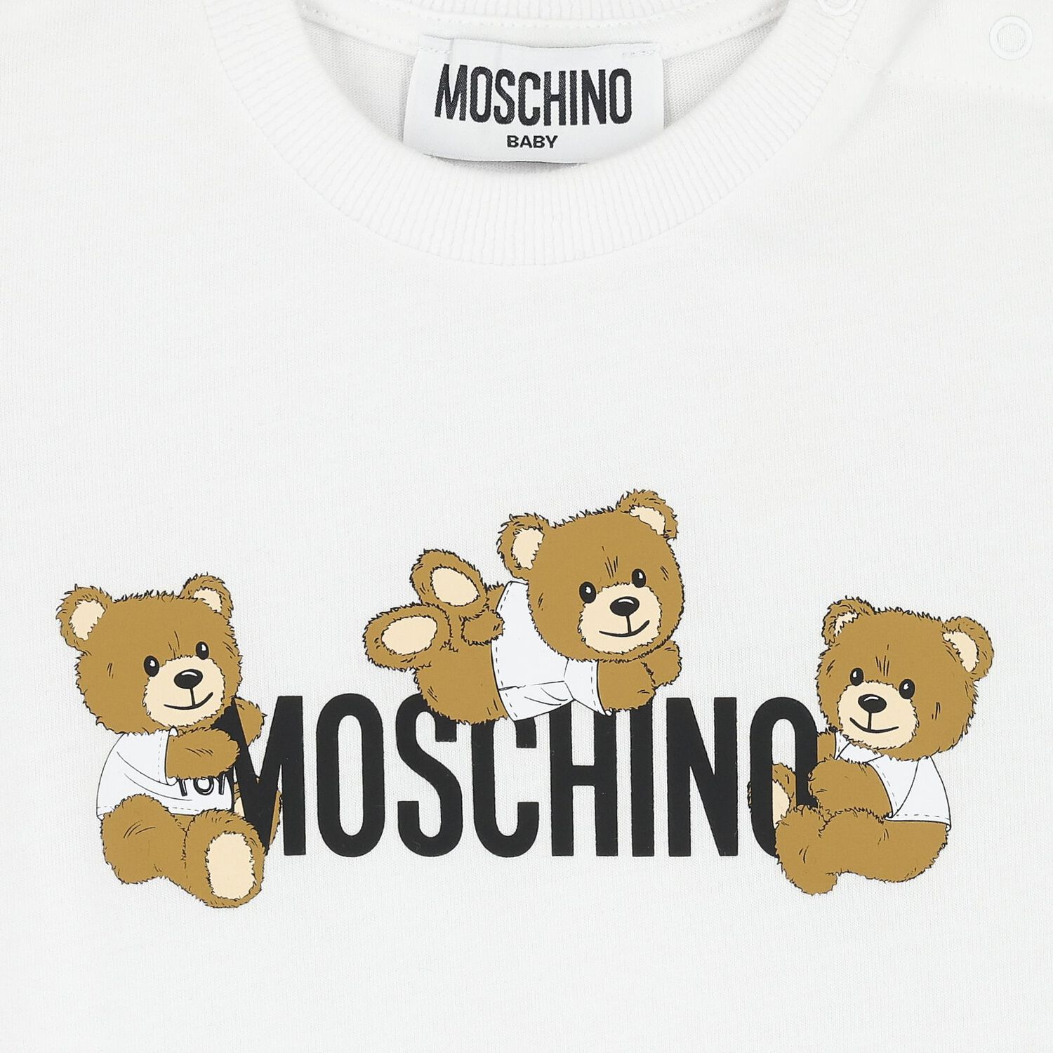 تي شيرت بالشعار باللون الأبيض , 1, hi-res