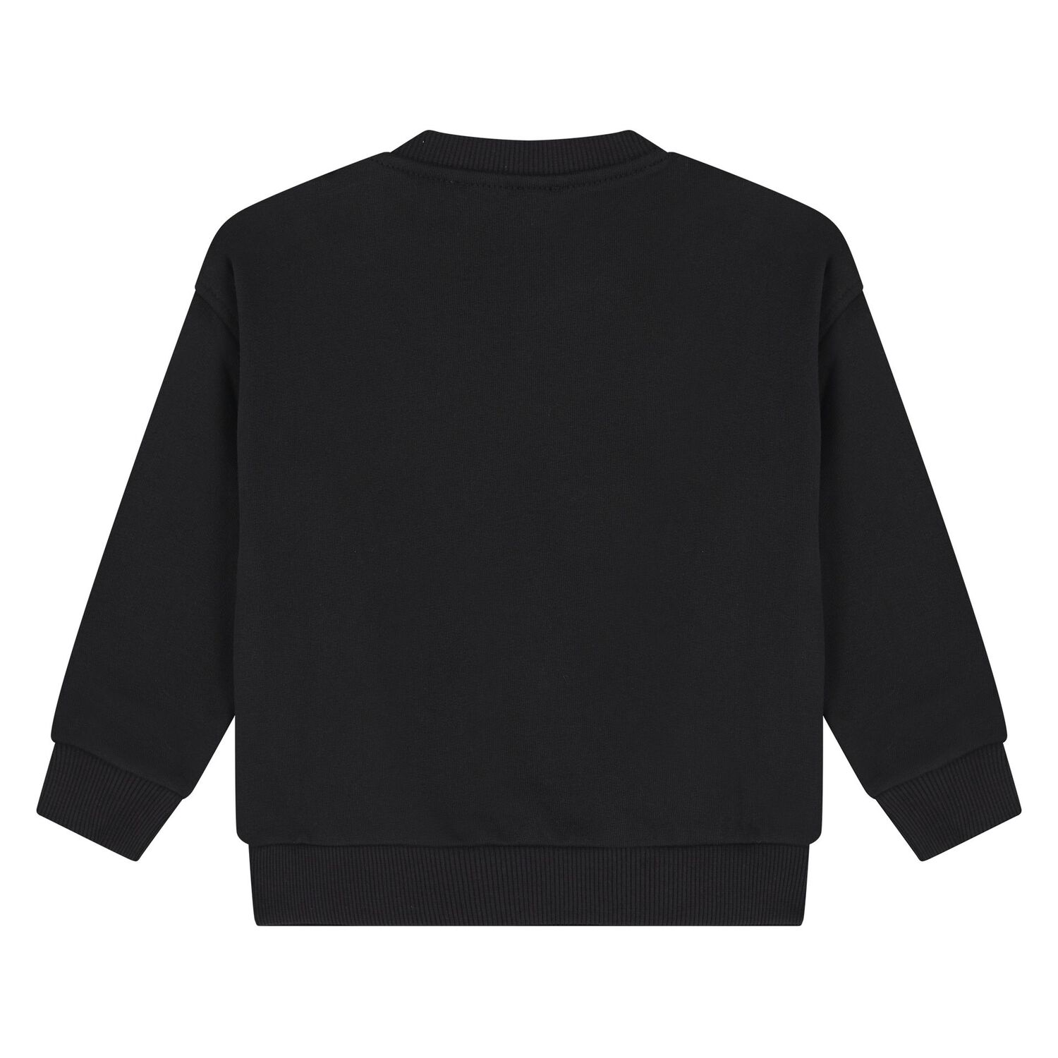 Younger Black Teddy Bear Logo Sweatshirt, 5, hi-res