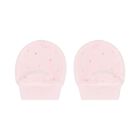 Baby Girls Pink Hat & Mitten Set, 2, hi-res