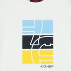 تي شيرت أبيض بشعار للأولاد, 1, hi-res