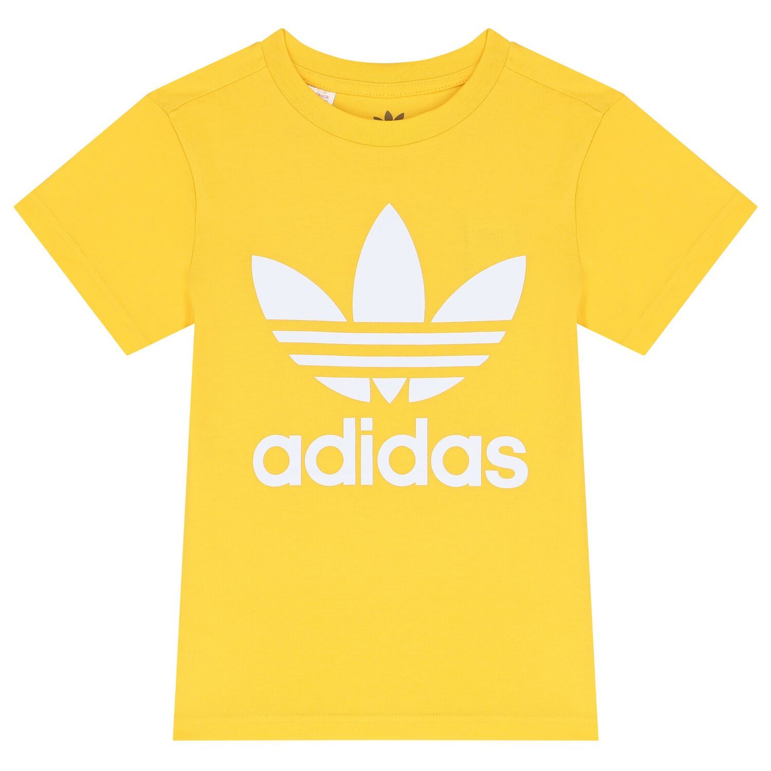 Yellow Trefoil Logo T-Shirt, 1, hi-res