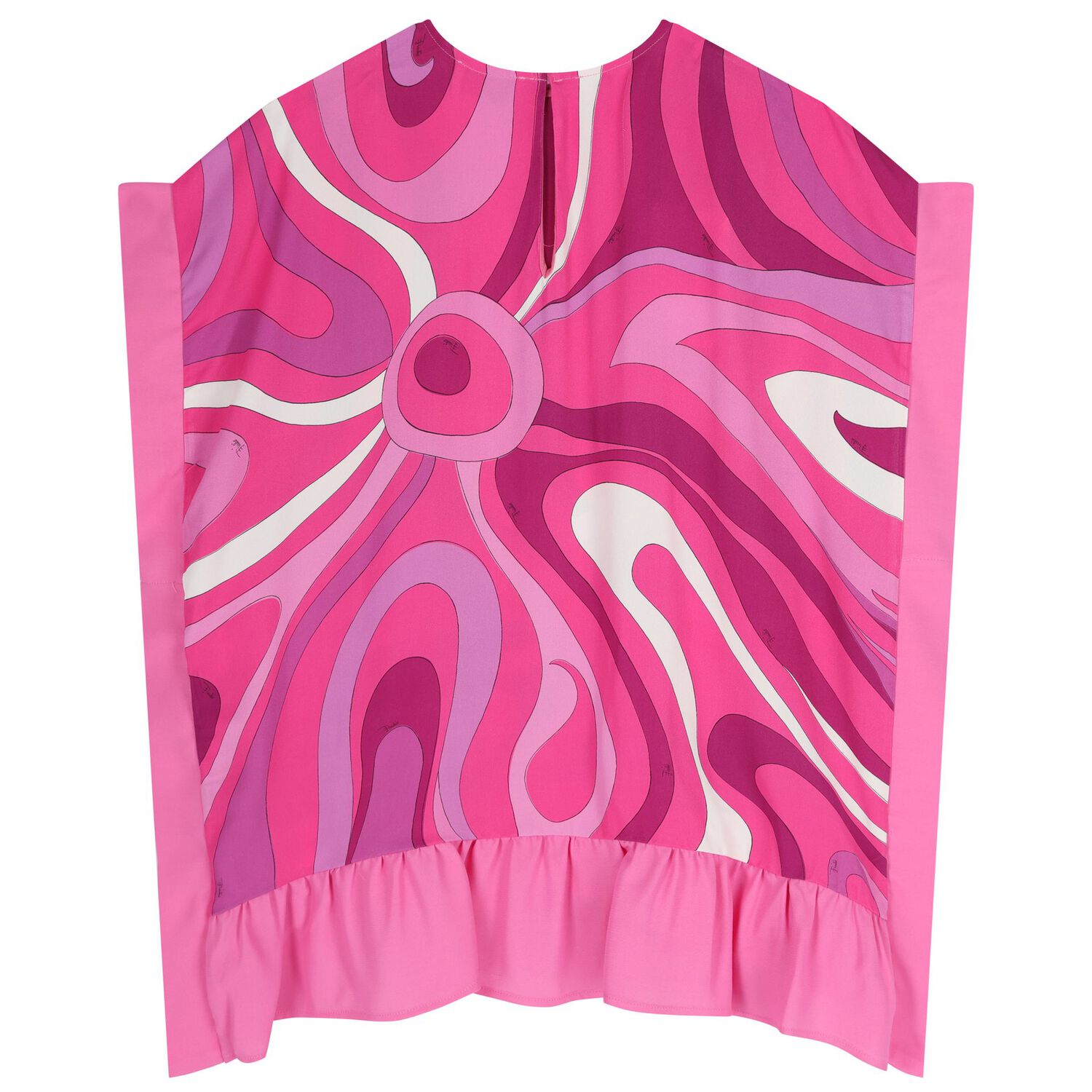Girls Pink & Purple Marmo Kaftan, 1, hi-res