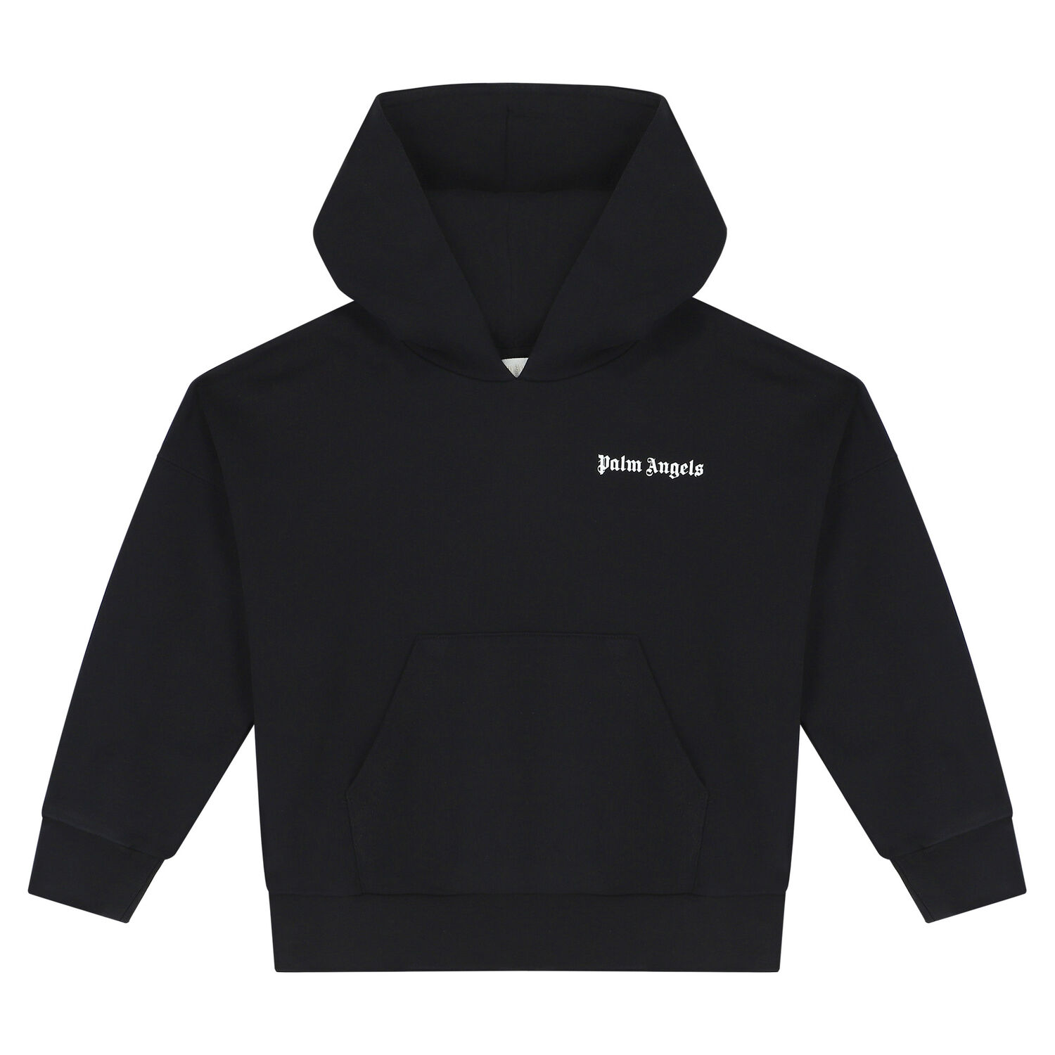 Black Logo Hooded Top, 1, hi-res