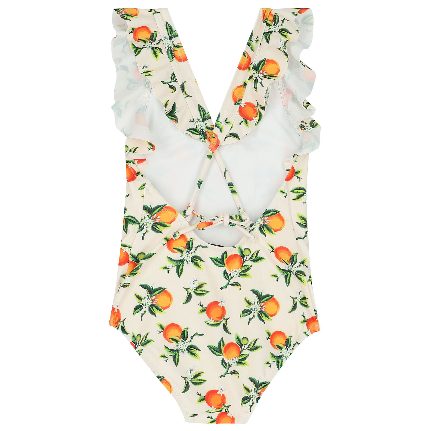 مايوه باللون العاجي والبرتقالي, 1, hi-res