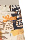 Boys Beige Logo Shorts, 1, hi-res