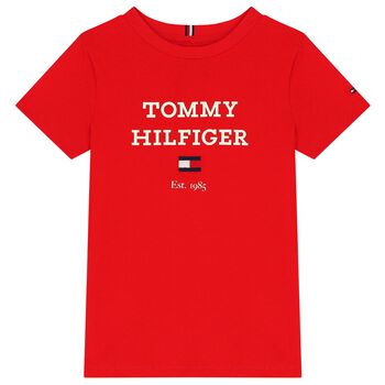 Boys Red  Logo T-Shirt
