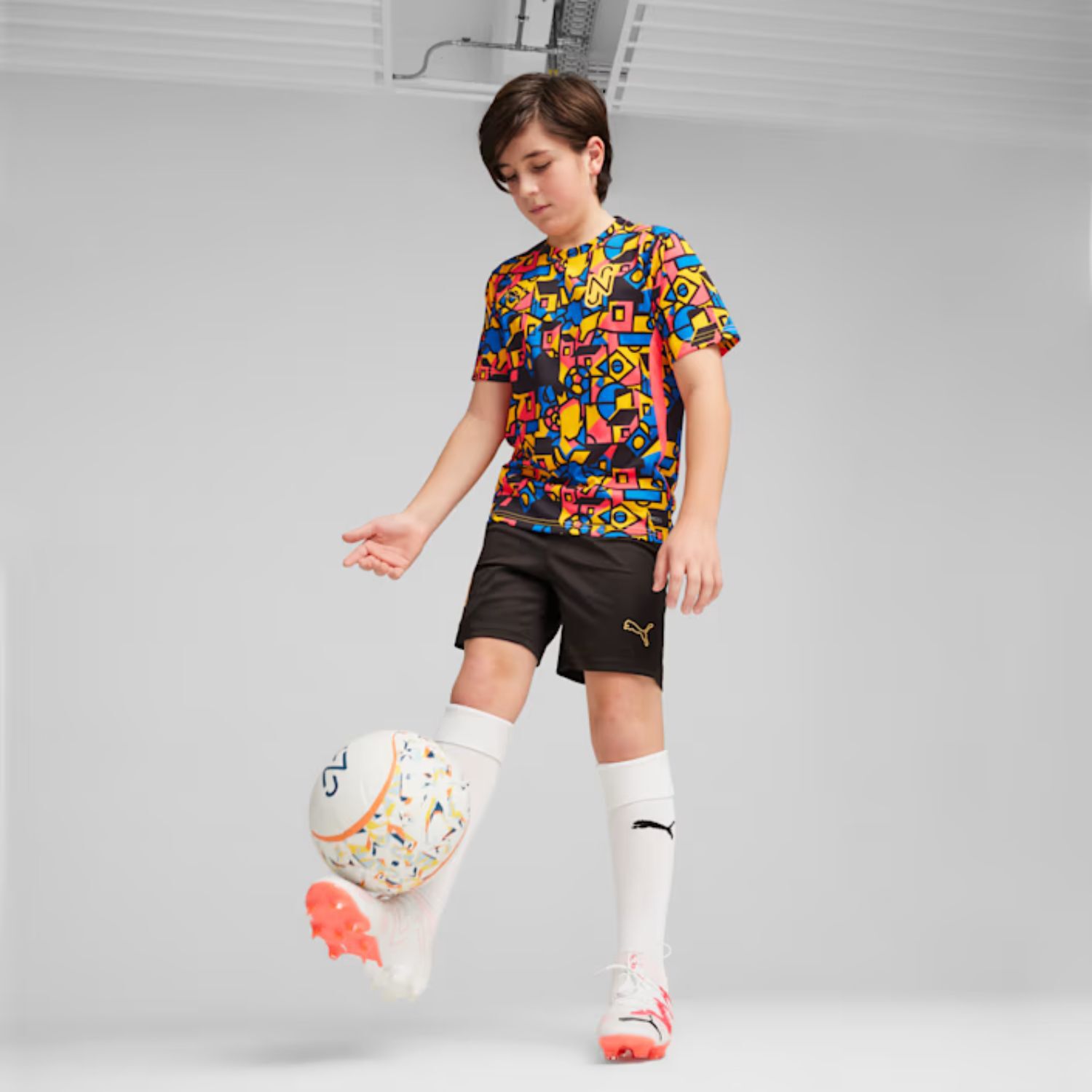 Boys Multi-Coloured Logo T-Shirt, 1, hi-res image number null