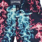 Boys Navy Blue Coral Swim Shorts, 1, hi-res