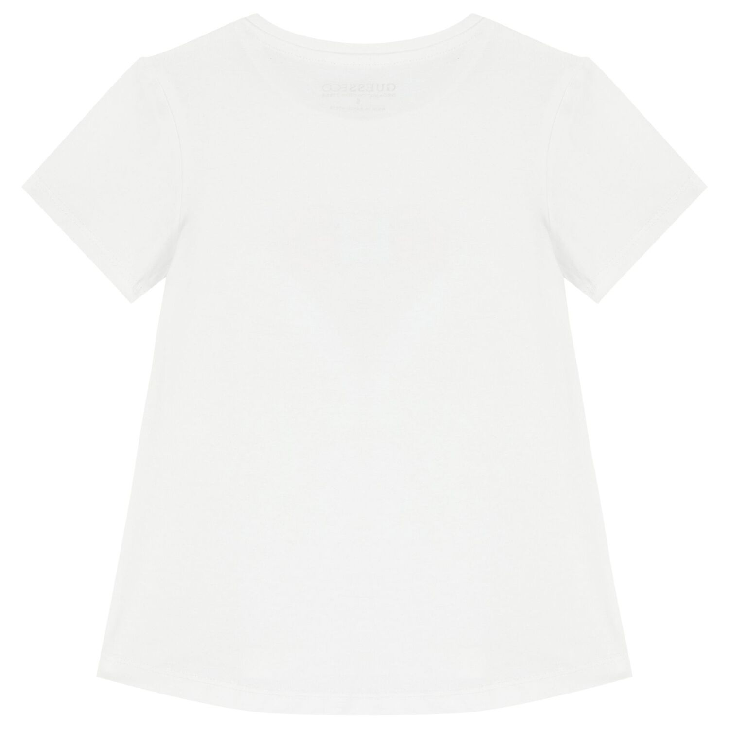 Girls White Embellished Logo T-Shirt, 1, hi-res image number null