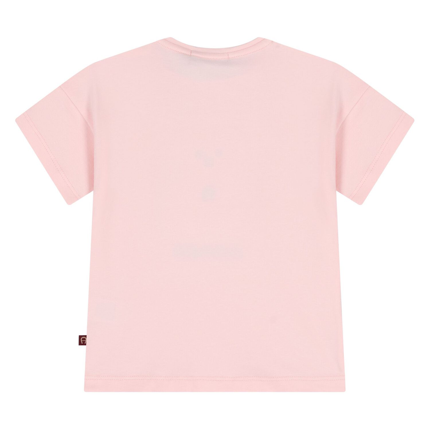 Younger Girls Pink Teddy Bear Logo T-Shirt, 2, hi-res