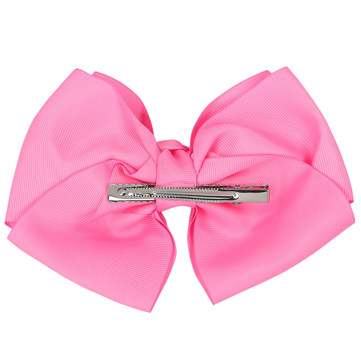 Girls Pink Bow Hairclip, 10, hi-res