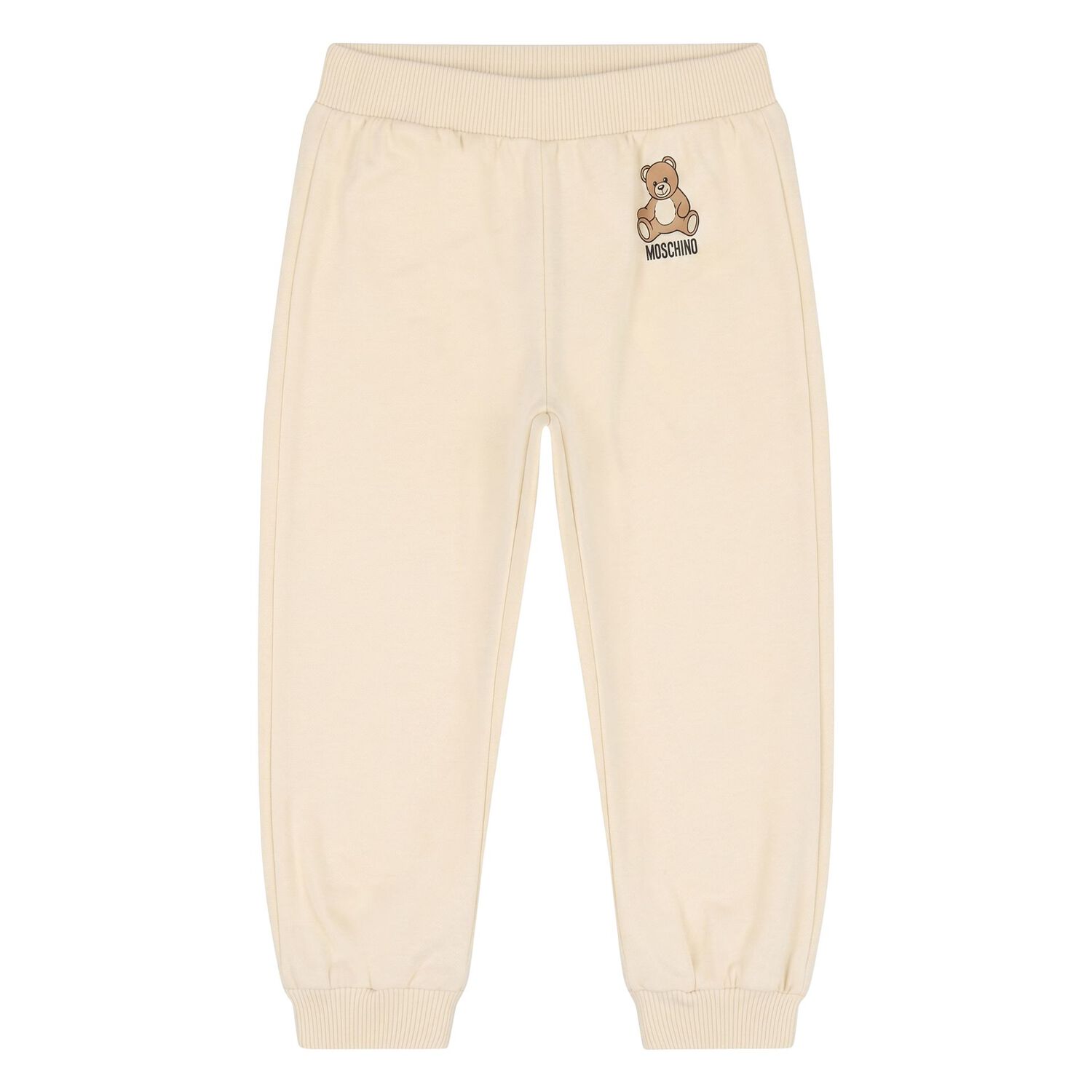 Younger Beige Teddy Bear Logo Tracksuit, 2, hi-res