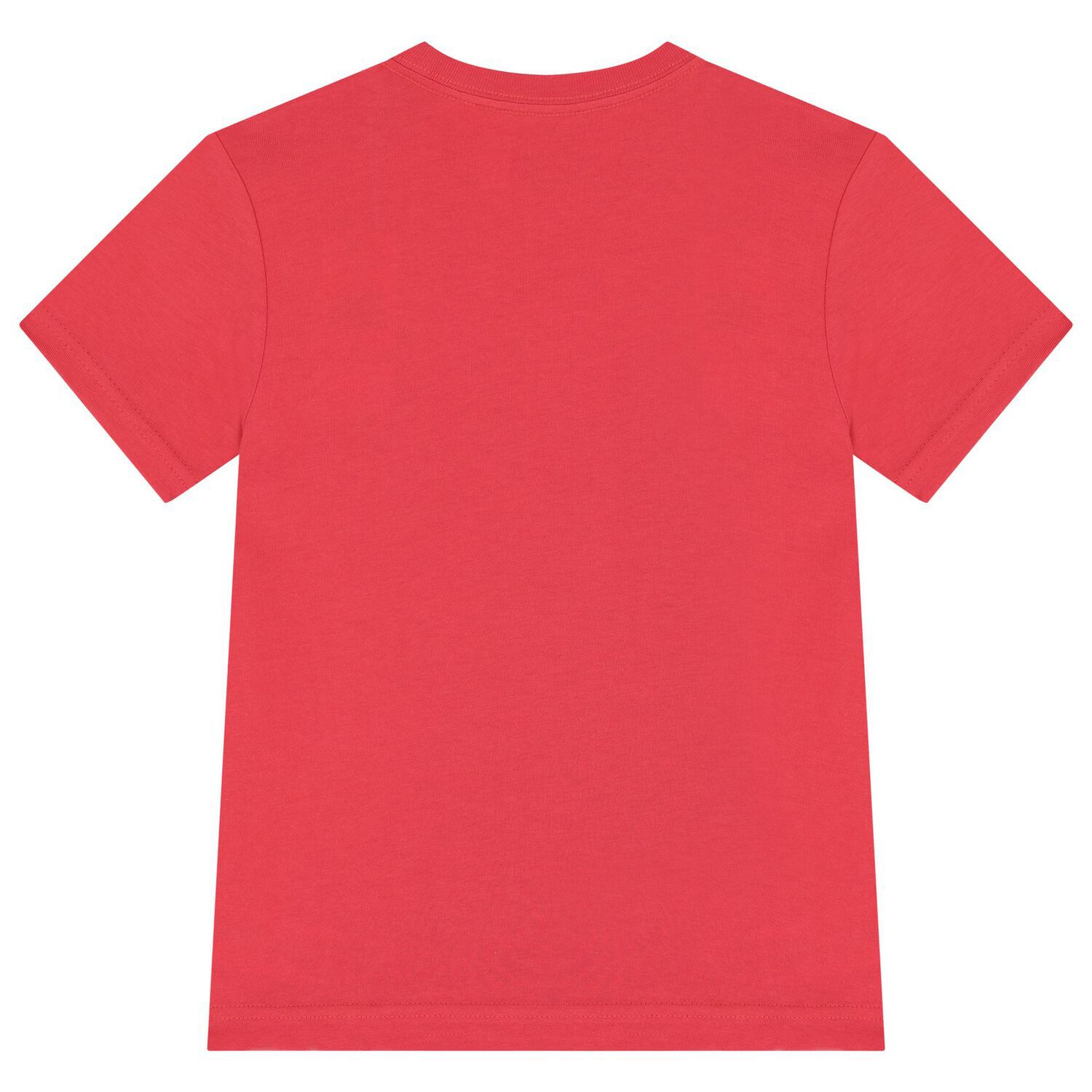 Boys Red Polo Bear Crew Neck T-Shirt, 1, hi-res