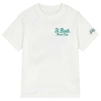 Boys White Logo T-Shirt
