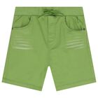 Boys Green Shorts, 2, hi-res