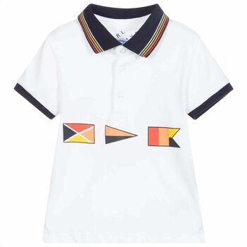 Mayoral Boys White Polo Shirt, 2 Boys White Polo Shirt