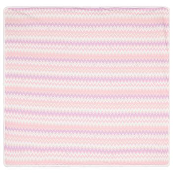 Baby Girls Pink Zigzag Blanket