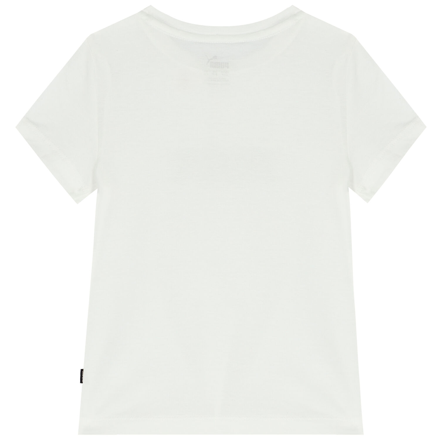 Girls White Logo T-Shirt, 1, hi-res