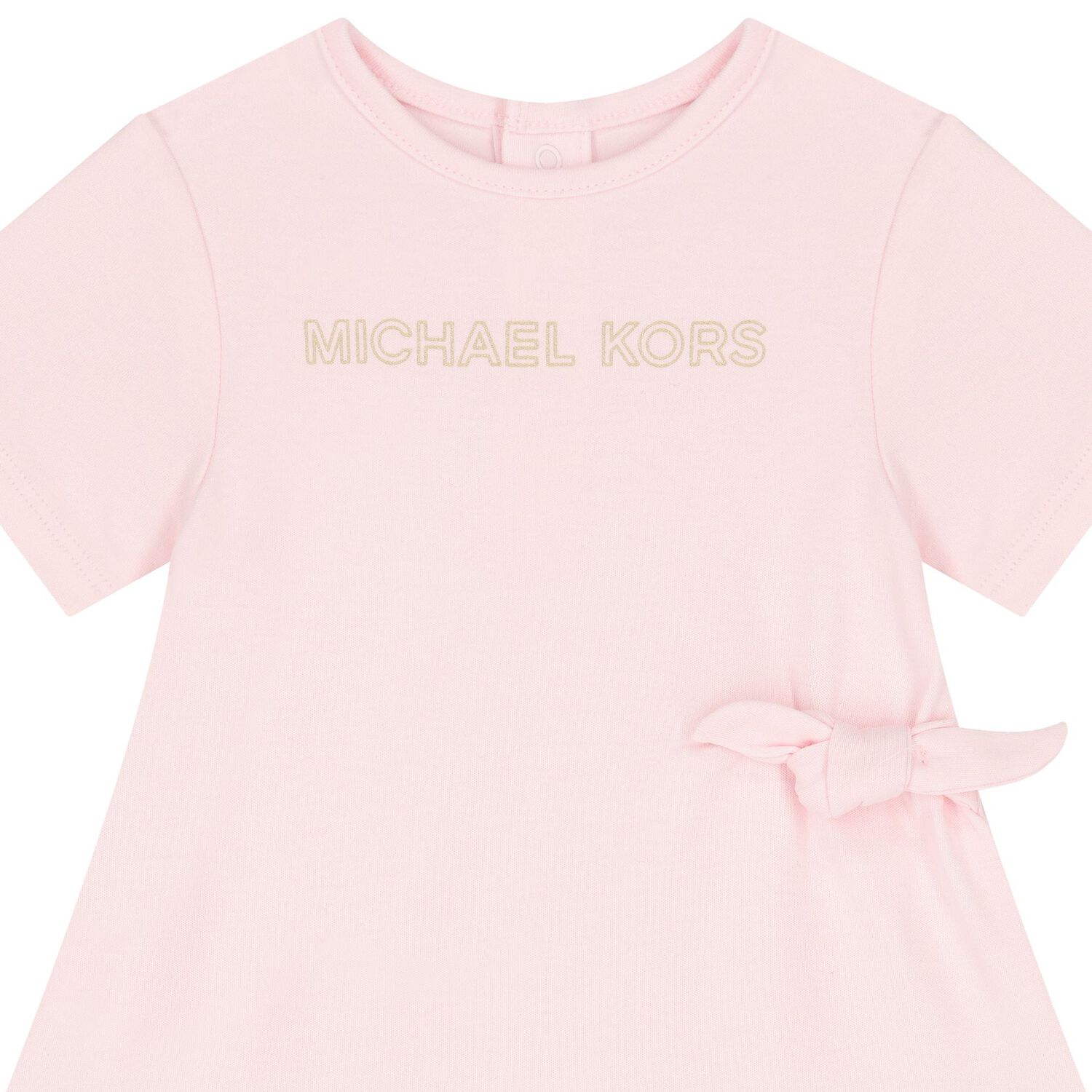 Younger Girls Pink Logo Dress , 1, hi-res