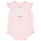 Baby Girls Pink & White Rompers ( 3-Pack ), 1, hi-res