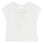 طقم ليجينز للبنات باللون الابيض والوردى , 1, hi-res